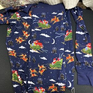 Santa’s Sleigh Two Piece Pajama Set